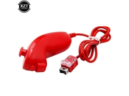 Controle Nunchuck Para Nintendo Wii, 5 Cores, Alça Curva Para Jogos, Acessório Para Gamepad Wii Hengjian