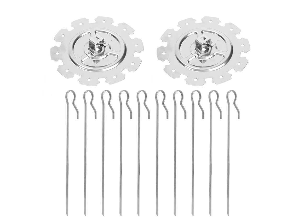 Espetos de churrasco de aço inoxidável com jaula para forno elétrico e churrasco com MARCA