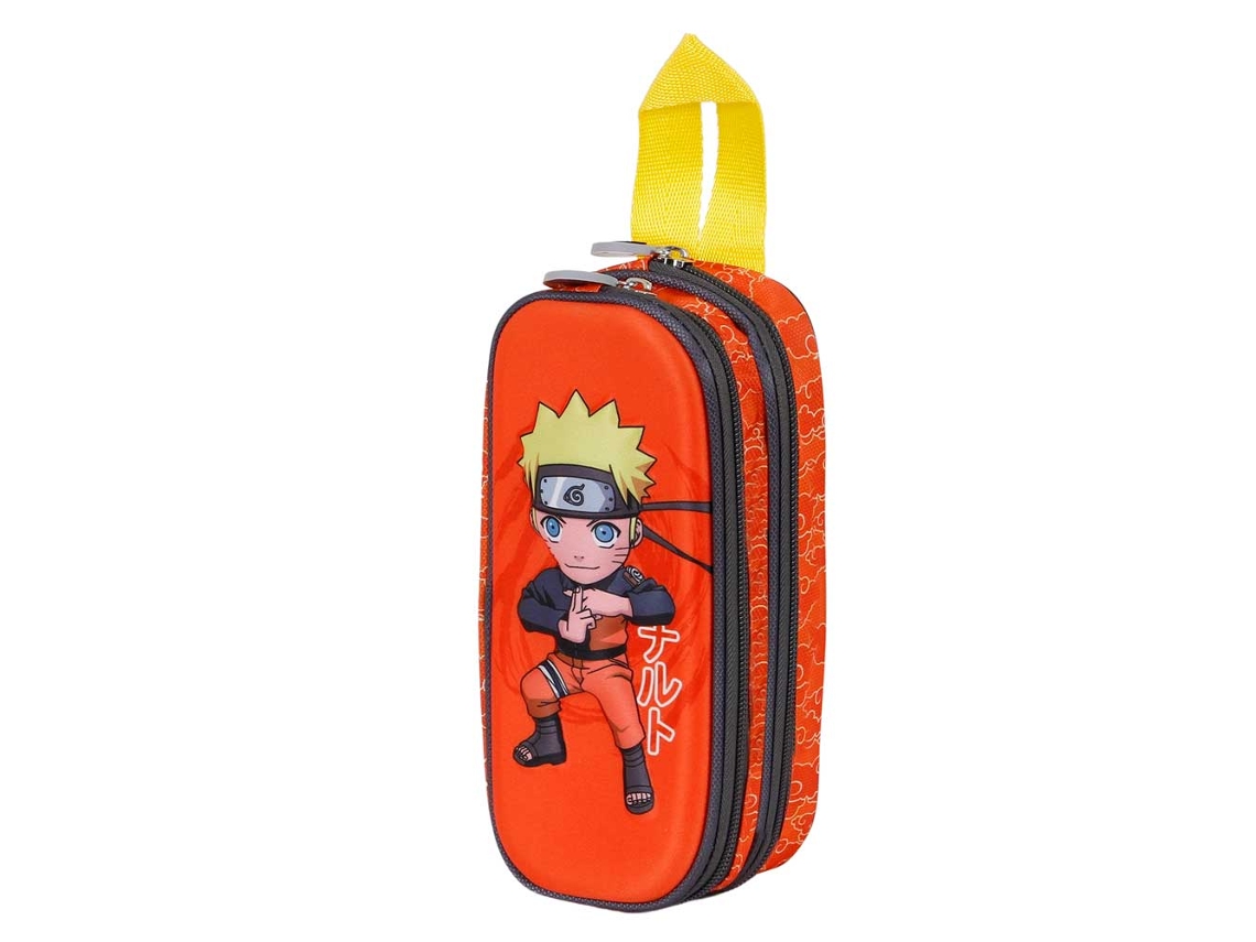 Estojo KARACTERMANIA Naruto Chikara Estojo Duplo 3D Multicolorido