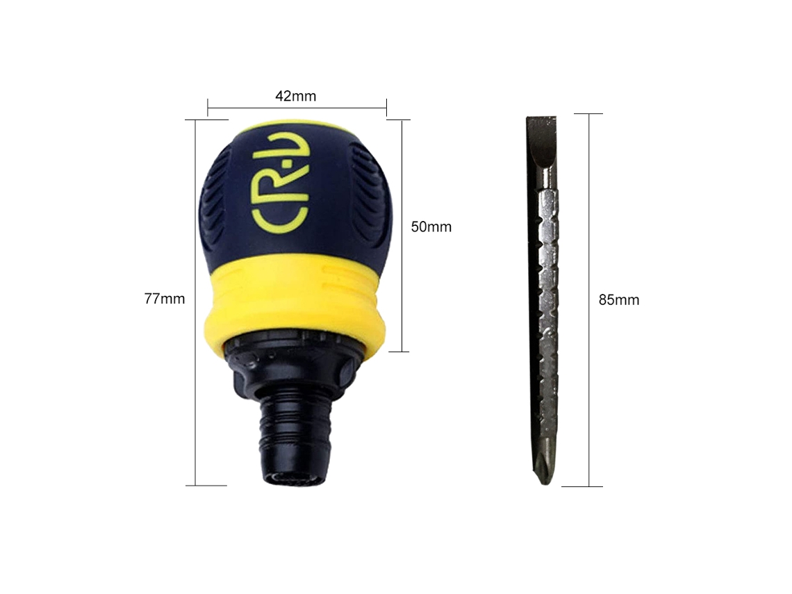 Laxiscreed Chave De Parafusos Retrátil Dupla Philips E Fenda, Ferramenta Para Diversas Tarefas