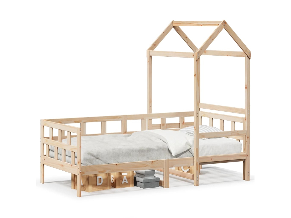 Day Bed, Day Beds Vidaxl Marrom Madeira De Pinho (80 X 200 Cm)
