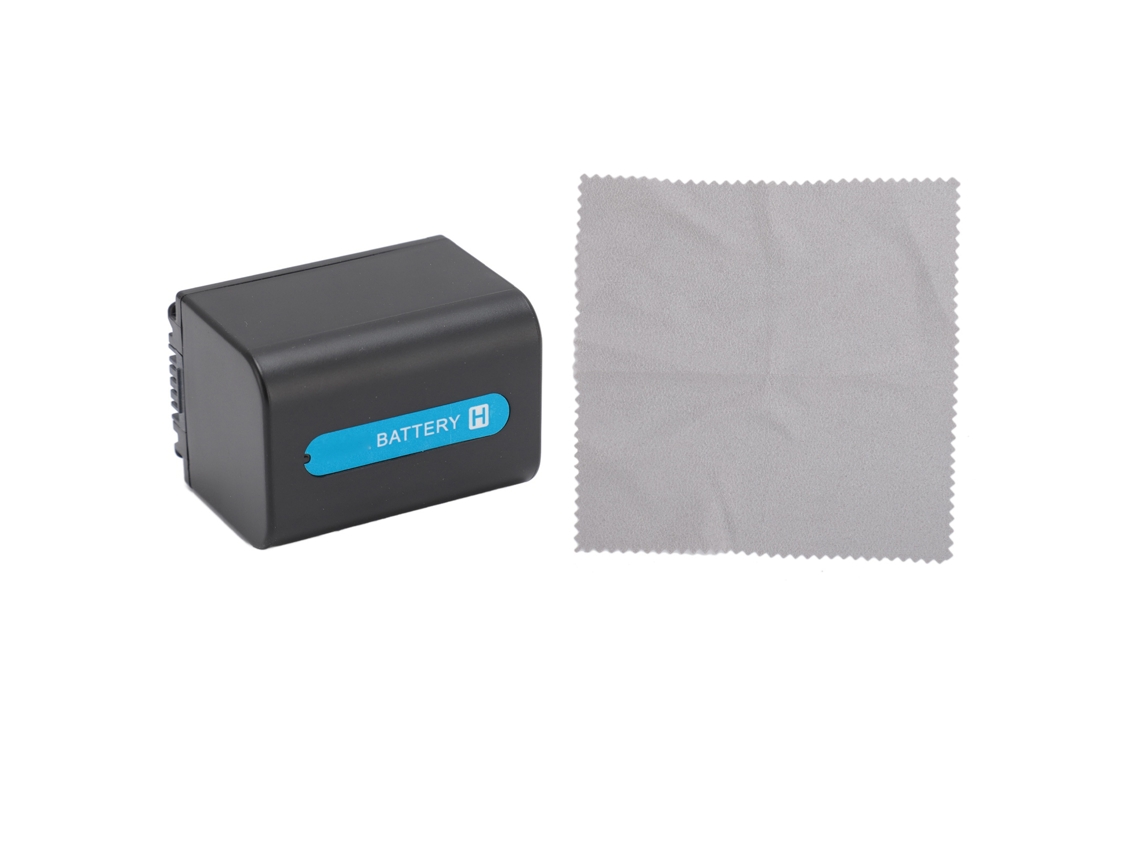 Bateria para câmera NP FH70, 7,2 V, 2500 mAh, íons de lítio, compatível com HDR HC3 DCR SR20E SR300 | S/MARCA