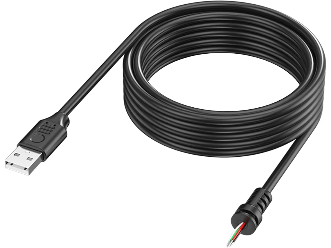 Cabo De Extensão Usb A Macho 4 Pinos, 2.0 Para Extremidade Aberta
