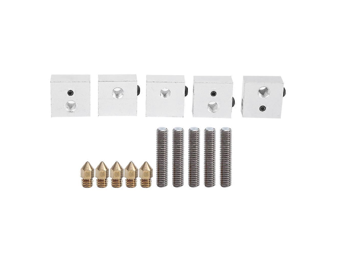 Kit De Bloco De Aquecimento Em Alumínio Compatível Com Impressoras 3d Makerbot Mk7 E Mk8.