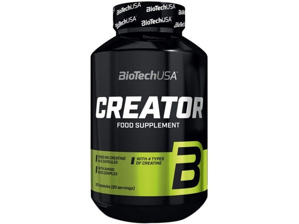 Suplemento Alimentar BIOTECH USA Crea Tor (120 Cápsulas) Worten.pt