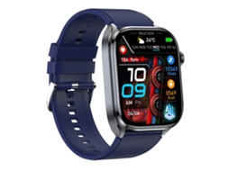 (azul) Smartwatch Com Tela Colorida De 2 Polegadas E Pulseira De Silicone, Com Suporte Para Monitoramento De Saúde.
