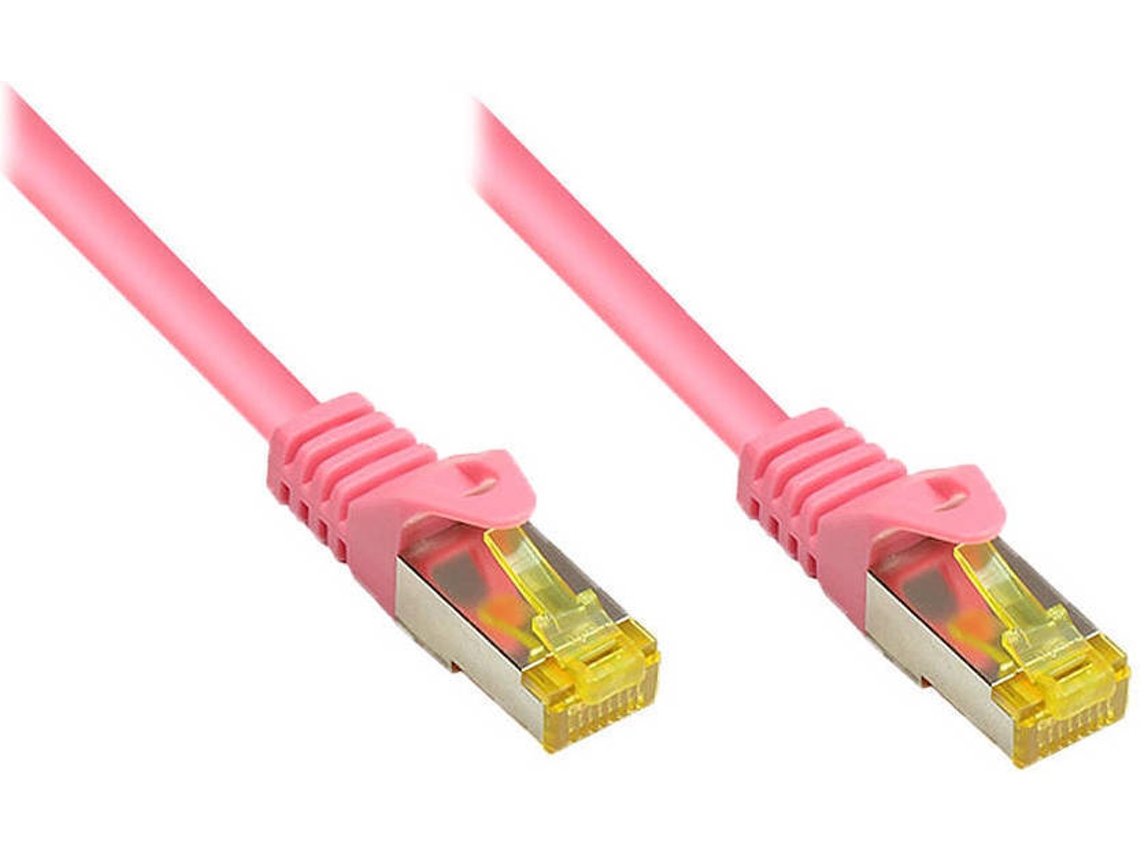 Cabo de Rede ALCASA (RJ45 - 7.5 m - Rosa)