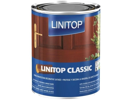 Mancha Linitop Clássico Mogno 1 L Cetim Interior/exterior