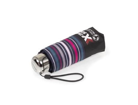 ISOTONER Guarda-Chuva Feminino Mini e X-Tra Sólido com Listras de Pato