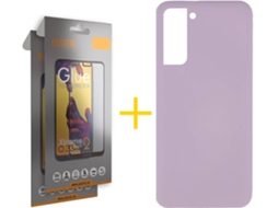 Capa + 2 Películas para Samsung Galaxy S22 5G ACCETEL Roxo