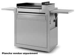 Carrinho para Plancha FORGE ADOUR em Inox Chpif60