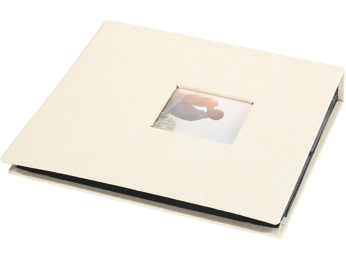 Porta Álbum De Fotos Com Prateleira, Para Álbuns De 7,6 Cm , Design Transparente, Algod Gokoco (3 Polegadas)