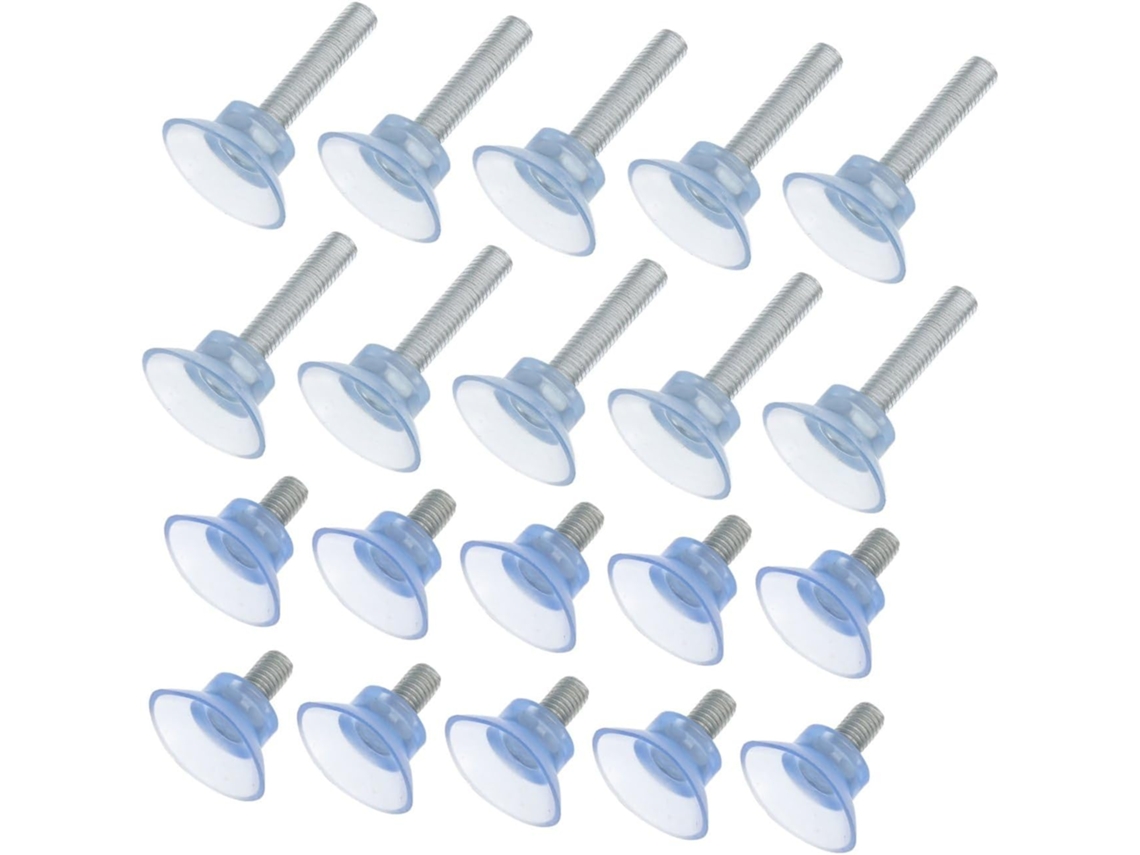 Conjunto De 32 Niveladores Móveis Ajustáveis Em Pvc Com Parafuso E