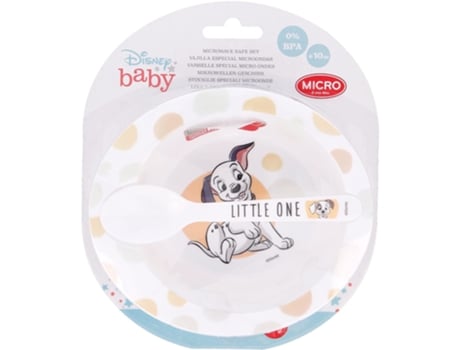 Conjunto de Menaje 101 Dalmatas 71291 Blanco