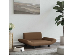 Vidaxl Cama 70x45x28 Cm Tecido Castanho