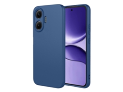 Capa Protetora Tkdaddy Para Xiaomi Poco F7 5g / Redmi Turbo 4 Pro 5g, Tpu Macio, À Prova De Choque, Azul