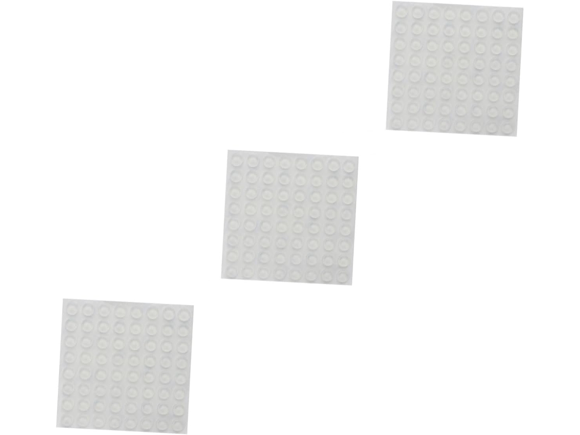 Conjunto De 3 Batentes De Porta Autoadesivos Para Portas De Armário, 64 Peças X 3