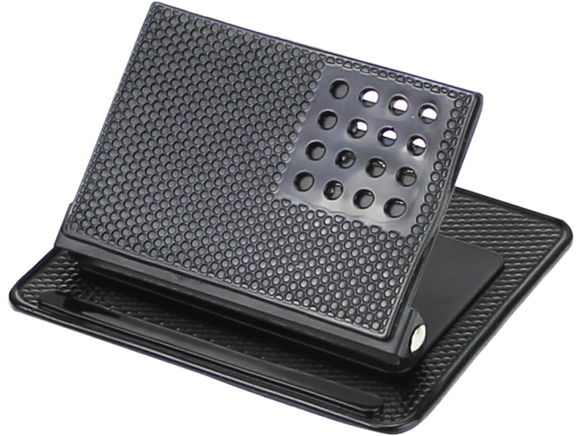Suporte Giratório 360° Antiderrapante Para Gps Veicular, Feito De Ferro E Silicone.