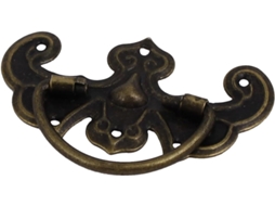 Puxador de metal bronze 44x24 mm CHABERLU