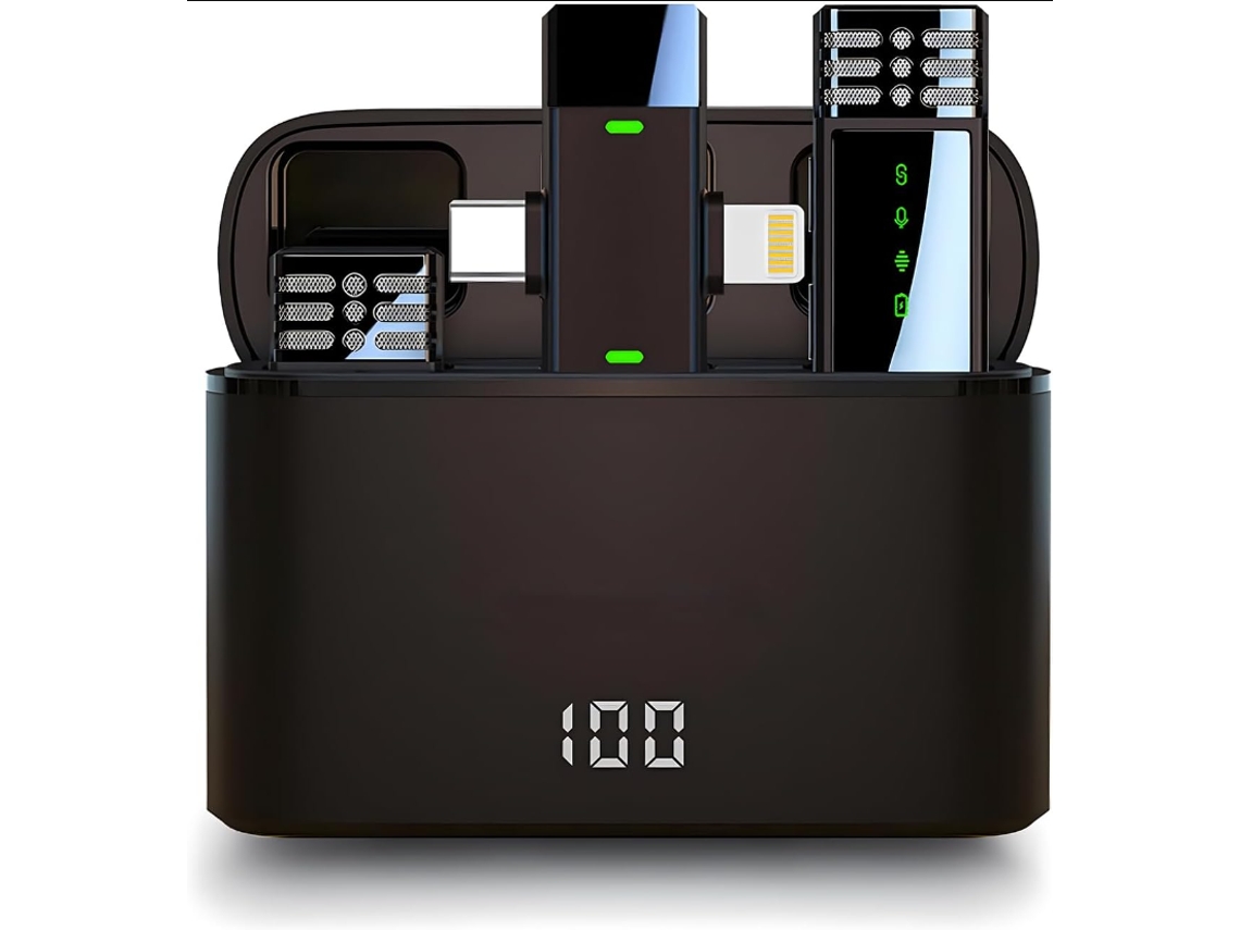 Microfone OHPA J88 Preto (Ios/Android)