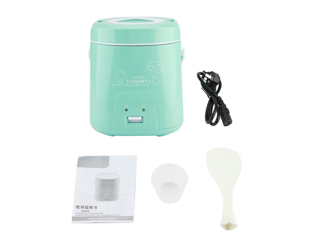 KOFIHETY Cooker Elétrico Mini Verde 1,8l Para Arroz Cozido Uso Doméstico 220v Tomada Chinesa