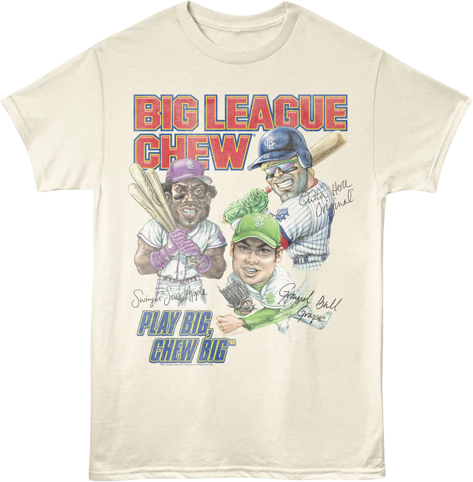 T-shirt Rockinstone Play Big Chew Big Autographs Big League Chew(m)