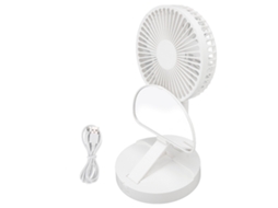 Ventilador De Mesa Compacto Plegável Com Espelho E Três Velocidades - Laxiscreed