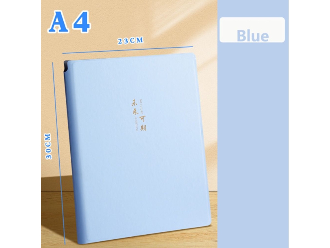 Caderno para Quadro Branco com Caneta para Quadro Branco e Apagador A4, Azul A4, Azul BRILVIBERA