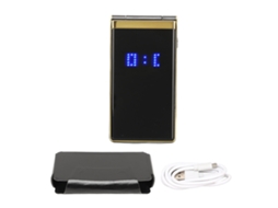 Aetheria telefone Clamshell para Idosos 2.8 Polegadas Dual Sim 5900mah 2g Multifuncional Ouro