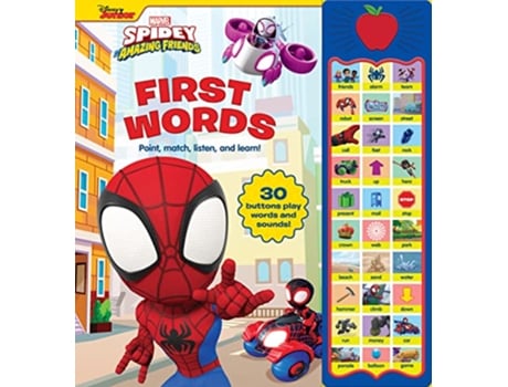Livro Apple Spidey His Amazing Friends First Words de Pi Kids (Inglês - Capa Dura)