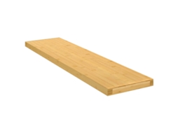 Wall Shelf, Wall Shelves Vidaxl Marrom Bambu (80 X 20 X 2.5 Cm)
