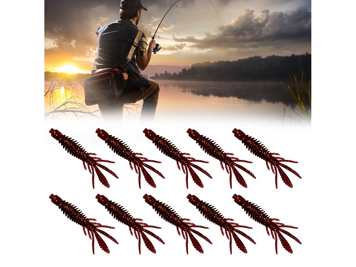 Floating Soft Bait Shrimp Rig (floating Bionic Fish Lure) Yue Xinghui Bibi Floating Soft Bait Shrimp Ned Jig Head Rig
