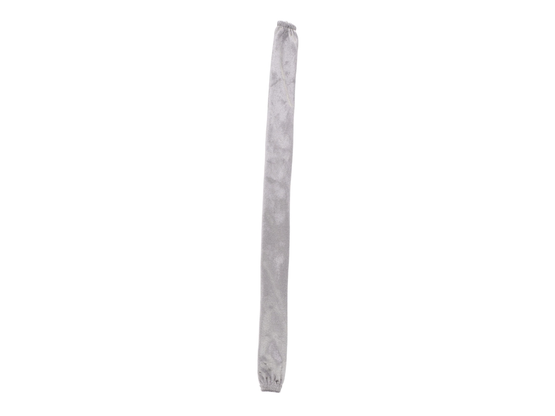 Capa protetora contra poeira em tecido de flanela, modelo 2026, 60 cm x 5 cm, com zíper de proteção, cor cinza.
