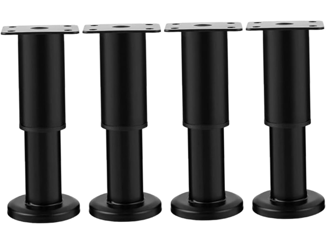Kallory Conjunto De 4 Pés Ajustáveis Para Móveis, Sofás E Mesas