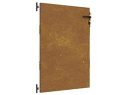 Garden Gate, Garden Gates Vidaxl Marrom Aço (85 X 125 Cm)