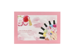 Kit De Esmalte De Uñas En Gel Uv Profesional Con Base Top Coat Y Remover Set De Manicura Tipo 01