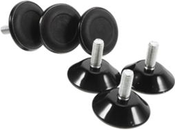 Kallory Conjunto De 6 Pés Niveladores Ajustáveis Para Armários, Geladeiras E Mesas Com Parafusos De Alta Resistência