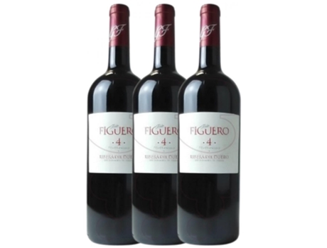 Vinho FIGUERO Figuero 4 Meses Tempranillo Ribera Del Duero Roble (1.5 L - 3 unidades)