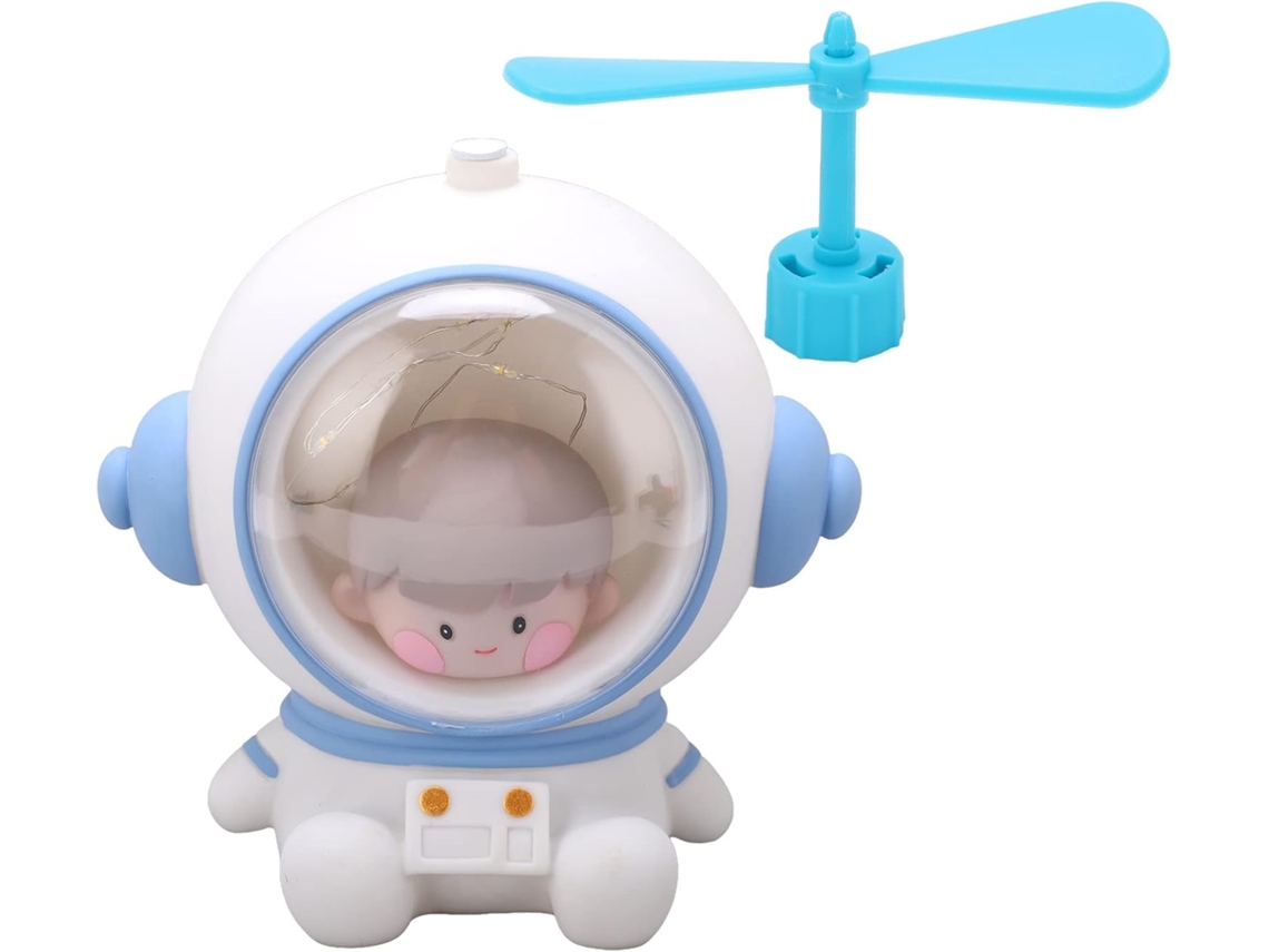 Luminária noturna infantil de LED com design animado suave.