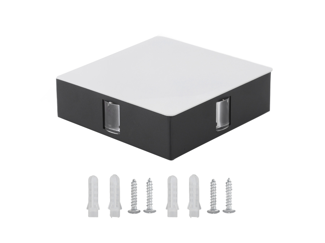 2026 lâmpada de Parede Led de Alumínio 12w Interiores Aplique de Parede Ac 85 265v para Quarto Sala Corredor Ktv Branco