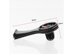 Câmera de ação para computador de bicicleta Slowmoose com suporte frontal (preta)
