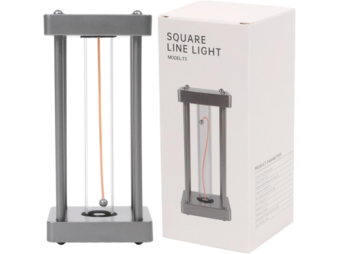 Luminária De Mesa Led Recarregável Moderna Generico – Cabeceira Minimalista Com Controle Toque Sem Fio Para Sala Estar E