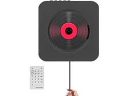 Leitor Cd, Suaver, Portátil, Para Montagem Na Parede, Áudio Doméstico, Bluetooth, Alto-falantes Hifi