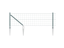 Conjunto 1 Cerca Externa Vidaxl Verde Aço (25 X 0,4 M)