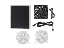 Ventilador Solar 10w para Estufa Galinheiro Rv Casa Pet Painel