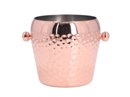 Cubo de gelo portátil de aço inoxidável de 1000ml para champanhe, vinho e cerveja. Design elegante.