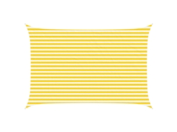 Conjunto 1 Sombra Externa Vidaxl Amarelo Poliéster (4,5 × 3 M)