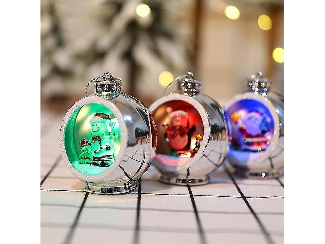 Decoración De Navidad De Madera Con Corte Laser Colgante Para Árbol De Navidad Con Cuerda