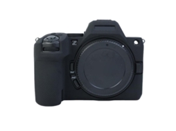 Capa Protetora de Silicone Macio com Textura de Lichia para Nikon Z5ii Preta XIAOMOYU