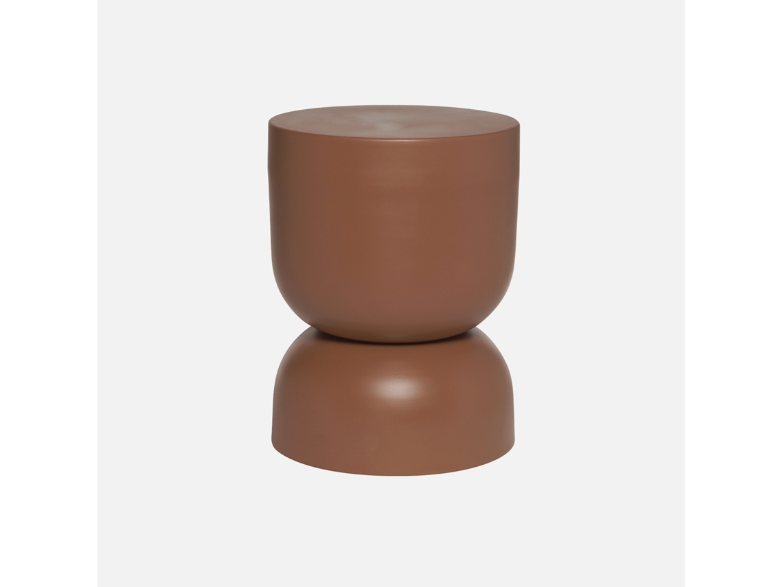 Mesa de Apoio O Mesa de Cabeceira em Metal 32X42Cm Terra Cotta SWEEEK